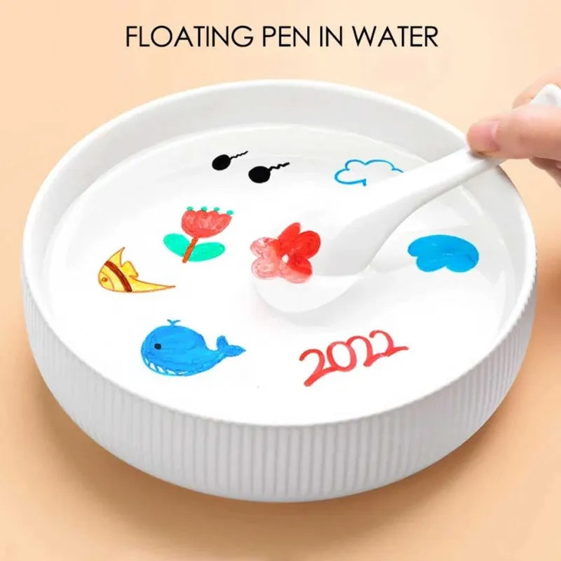 magical marker water floating pens image4