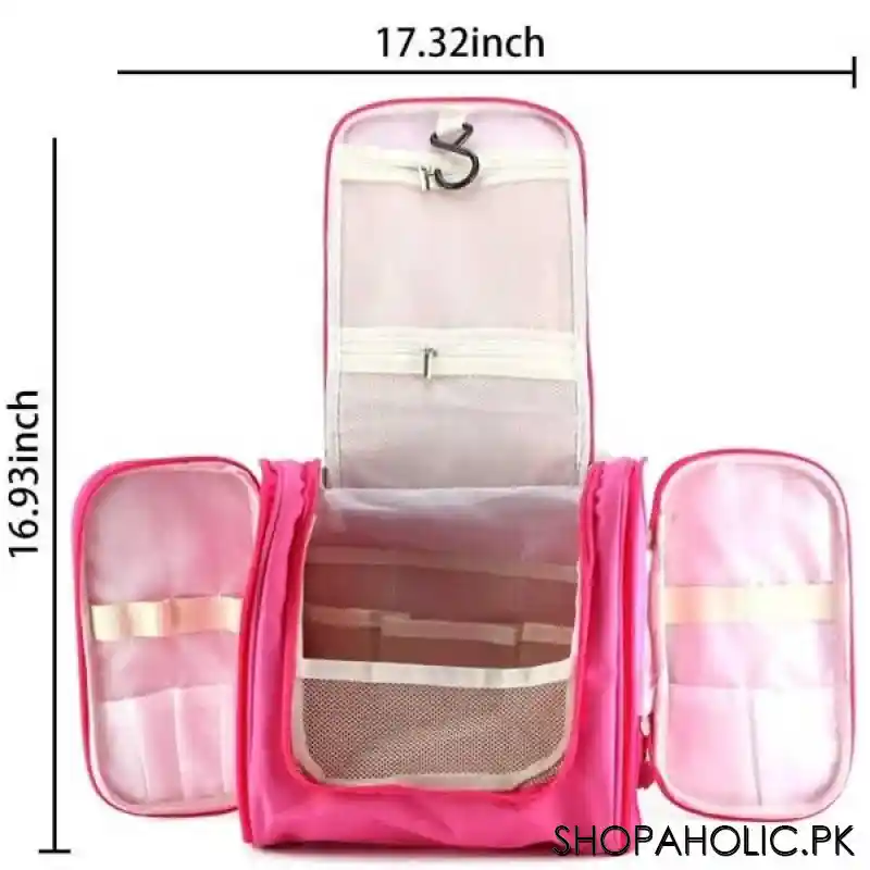 magnificent waterproof travel toiletry cosmetic bag for women (random colour) image2