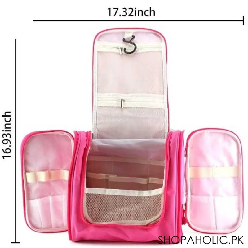 magnificent waterproof travel toiletry cosmetic bag for women (random colour) image2