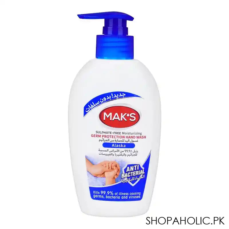 Mak's Alaska Moisturizing Germ Protection Hand Wash, Sulfate-Free, 200ml - Main Image