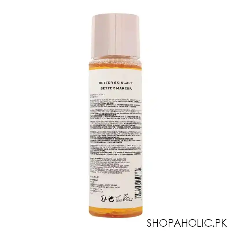 makeup revolution 5% glycolic acid tonic, with ginseng & aloe vera, 200ml image2