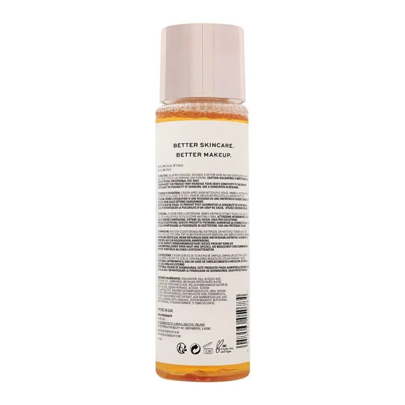 makeup revolution 5% glycolic acid tonic, with ginseng & aloe vera, 200ml image2