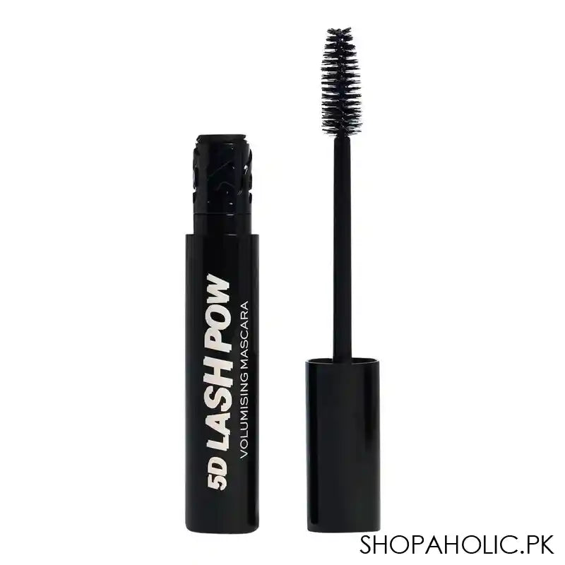 Makeup Revolution 5D Lash Pow Push It Up Mascara, Super Black - Main Image