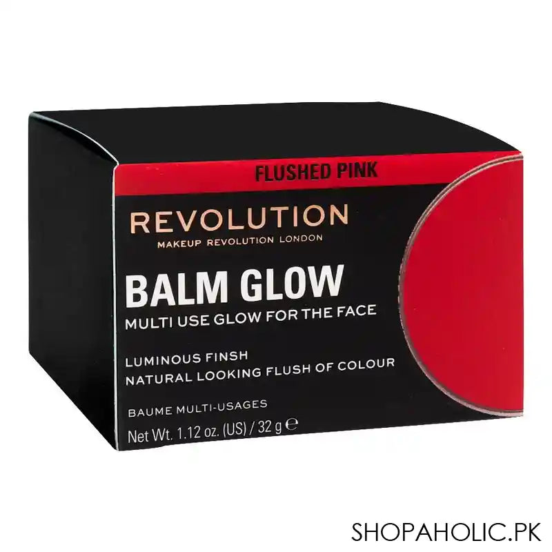 Makeup Revolution Balm Face Glow, Flushed Pink - Image 3