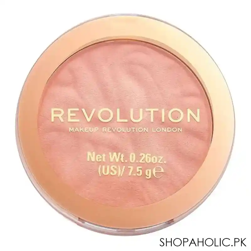 makeup revolution blusher reloaded, peaches & cream image2