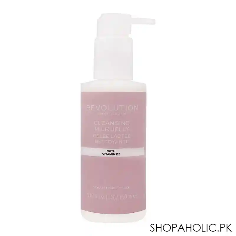 makeup revolution cleansing milk jelly, with vitamin b5, 150ml main image