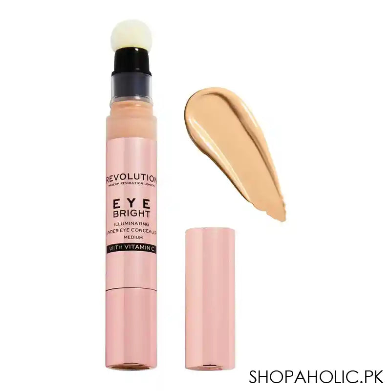 Makeup Revolution Eye Bright Illuminating Under Eye Concealer, Medium - Main Image