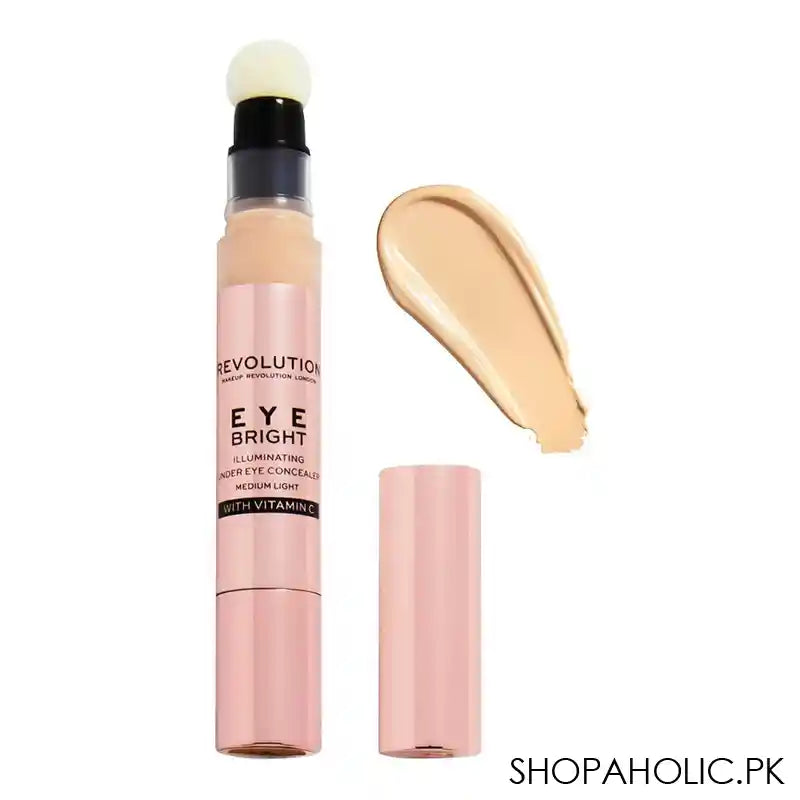 Makeup Revolution Eye Bright Illuminating Under Eye Concealer, Medium Light - Main Image