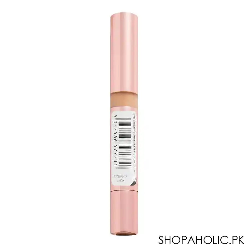 Makeup Revolution Eye Bright Illuminating Under Eye Concealer, Medium Light - Image 3