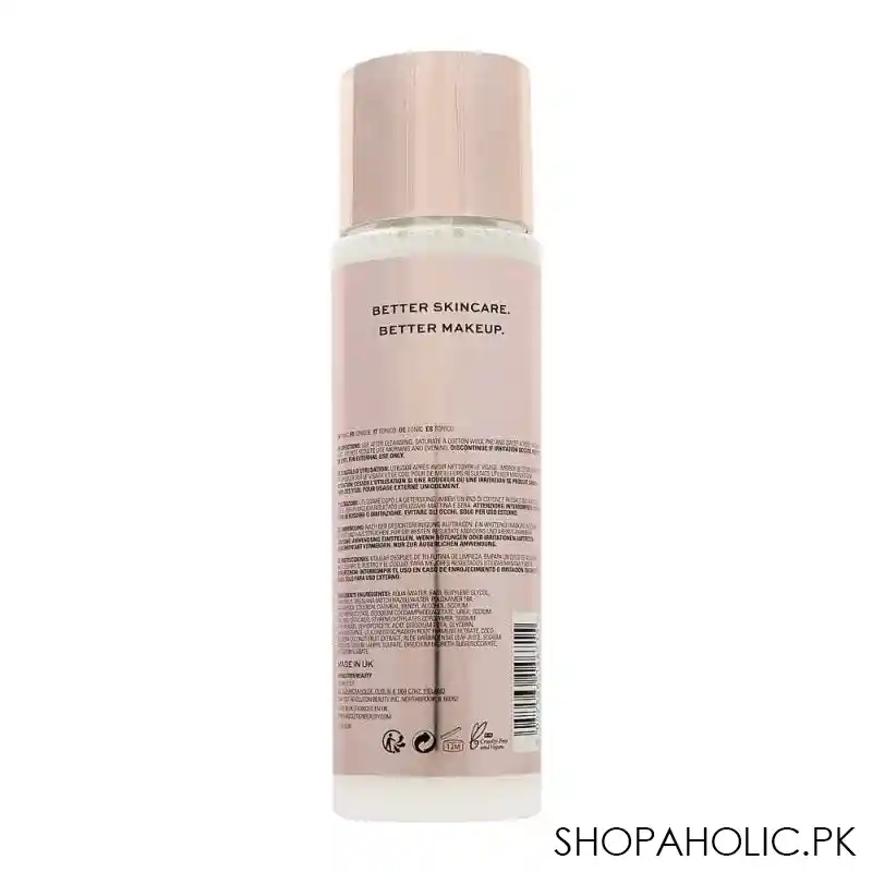 makeup revolution hyaluronic tonic, fragrance free, 200ml image2