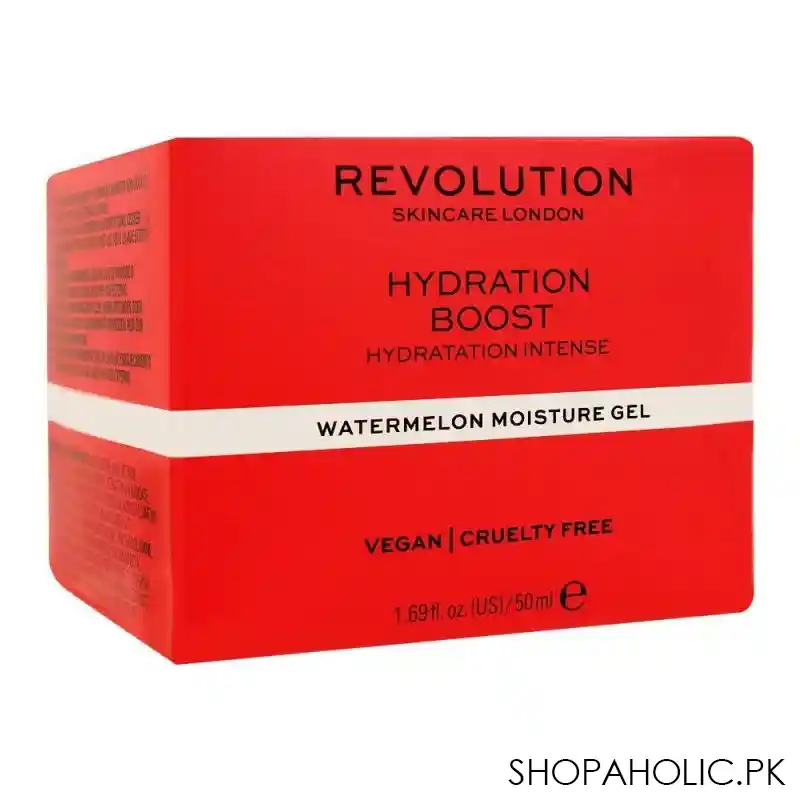 makeup revolution hydration boost watermelon moisture gel cream, 50ml image2