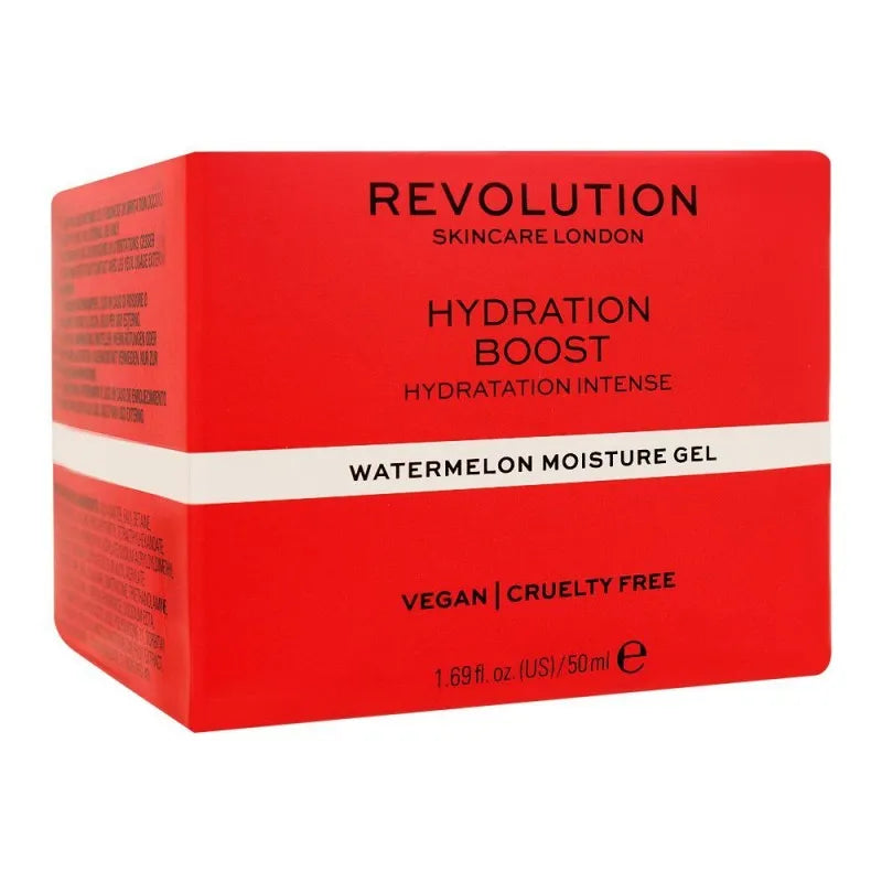 makeup revolution hydration boost watermelon moisture gel cream, 50ml image2