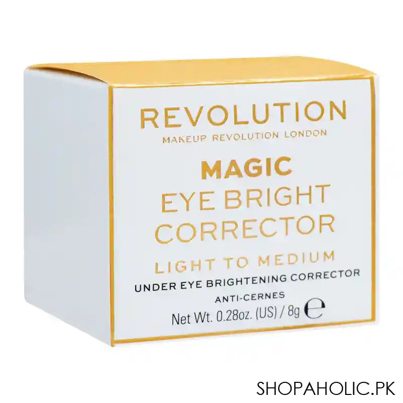 Makeup Revolution Magic Eye Bright Corrector, Light To Medium, 8g - Main Image