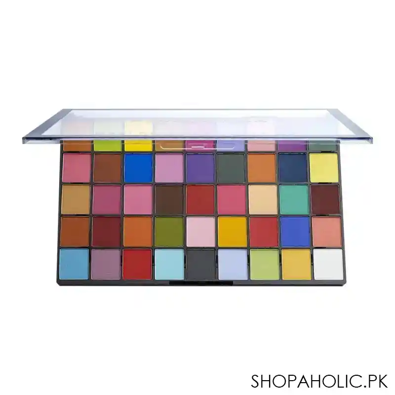 makeup revolution maxi reloaded eyeshadow palette, monster mattes, 45 pieces main image