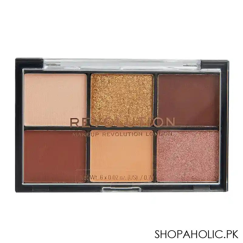 Makeup Revolution Mini Reloaded Eyeshadow Palette, Velvet Rose, 6-Pack - Main Image