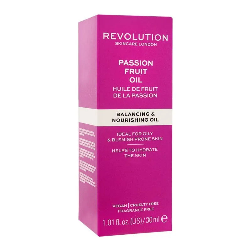 makeup revolution passion fruit balancing & nourishing oil, fragrance free, 30ml image2