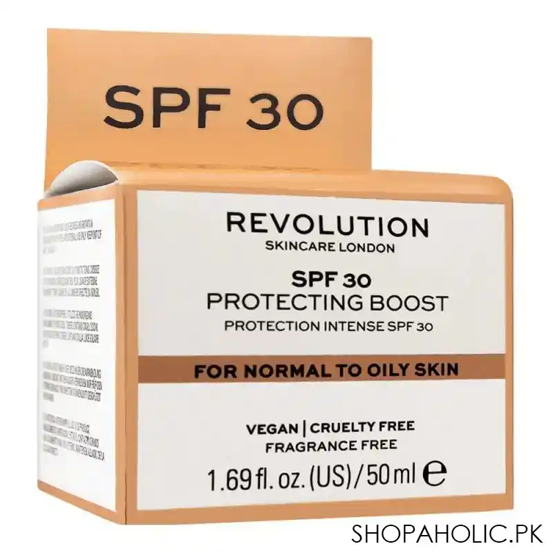 makeup revolution perfecting boost spf 30 cream, normal to dry skin, fragrance free, 50ml main image