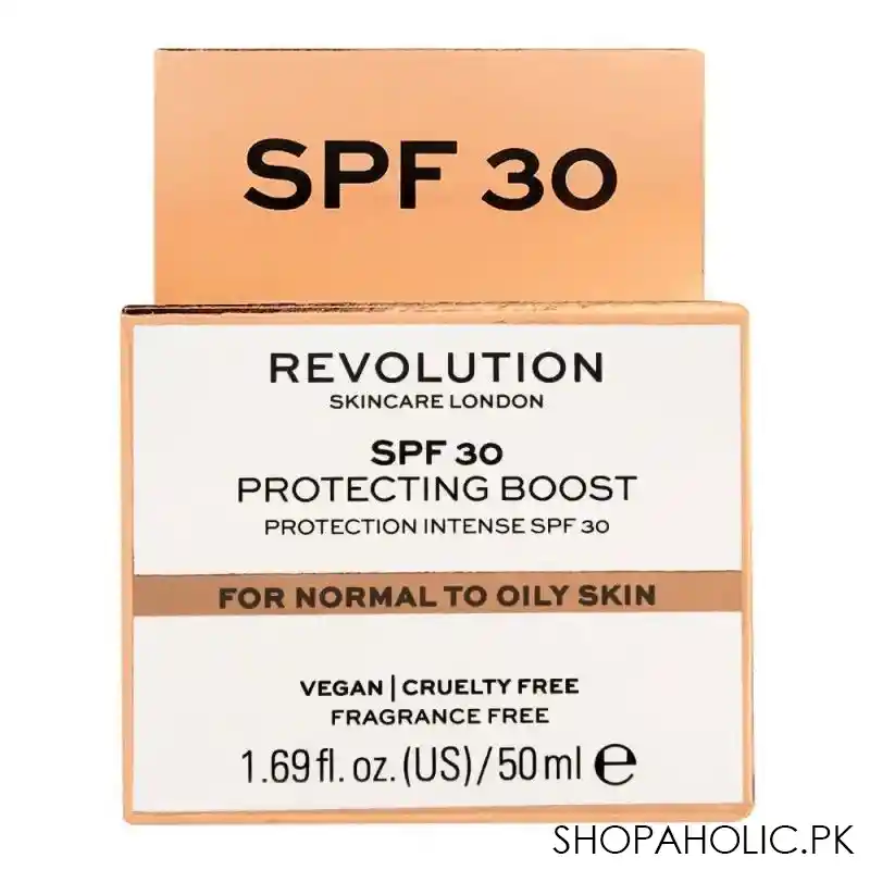 makeup revolution perfecting boost spf 30 cream, normal to oily skin, fragrance free, 50ml image3