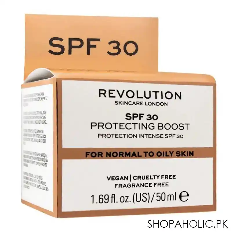 makeup revolution perfecting boost spf 30 cream, normal to oily skin, fragrance free, 50ml main image