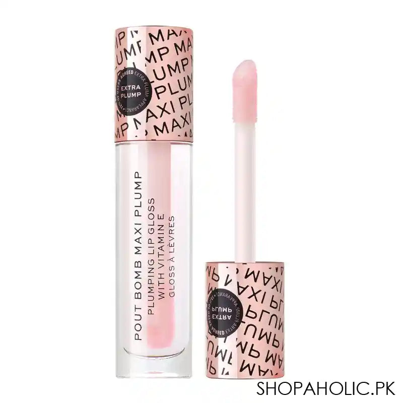 Makeup Revolution Pout Bomb Maxi Plump Lip Gloss, Divine - Main Image