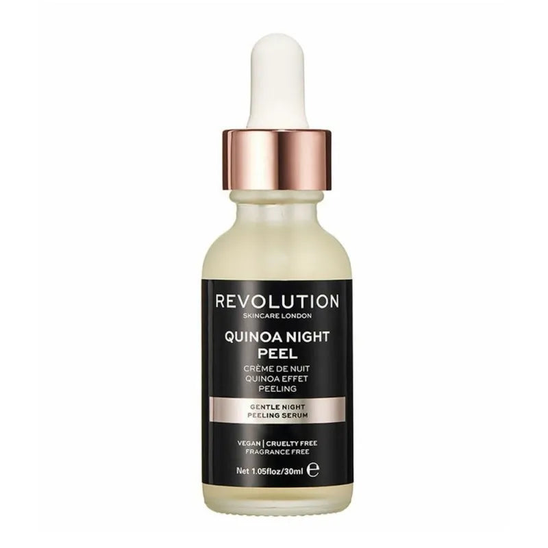 makeup revolution quinoa gentle night peeling serum, fragrance free, 30ml main image