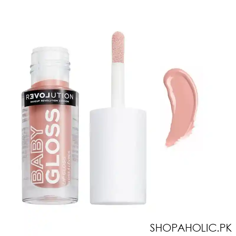 makeup revolution relove baby lip gloss, sugar main image