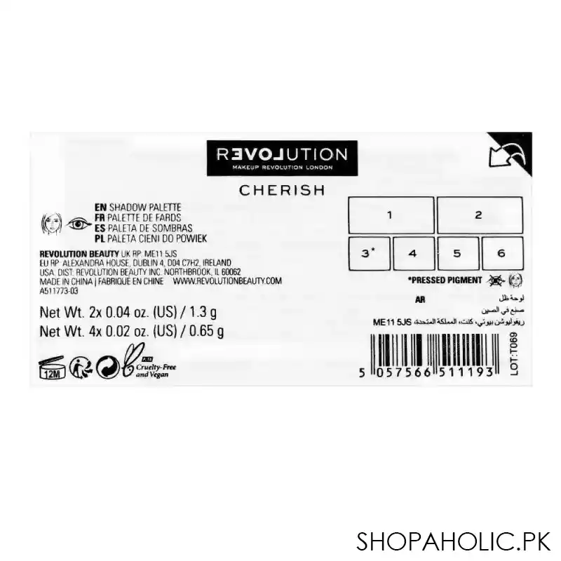 makeup revolution relove eyeshadow palette, cherish image4