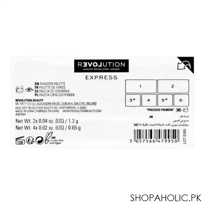 makeup revolution relove eyeshadow palette, express image4