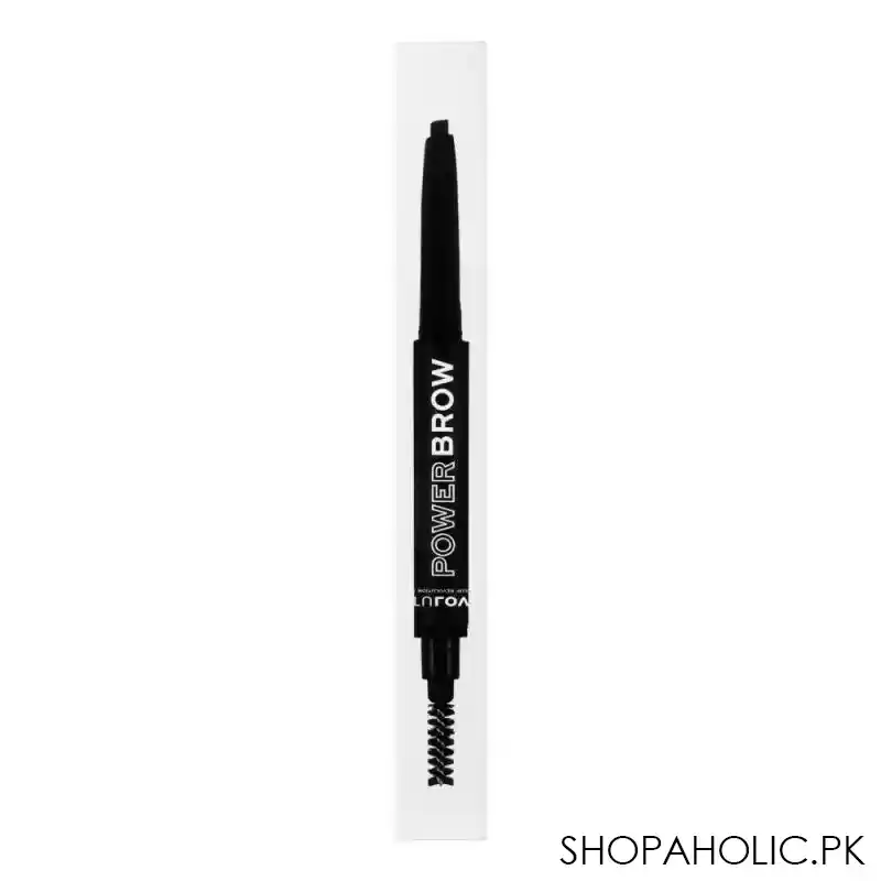 makeup revolution relove powder brow pencil, brown image4