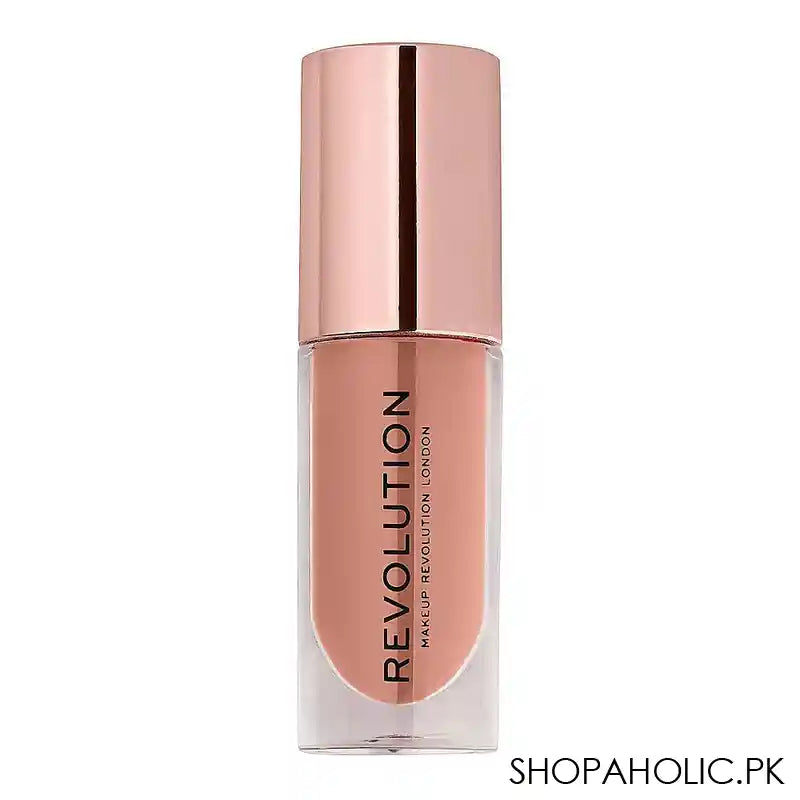 Makeup Revolution Shimmer Bomb Lip Gloss, Candy Pink - Image 3