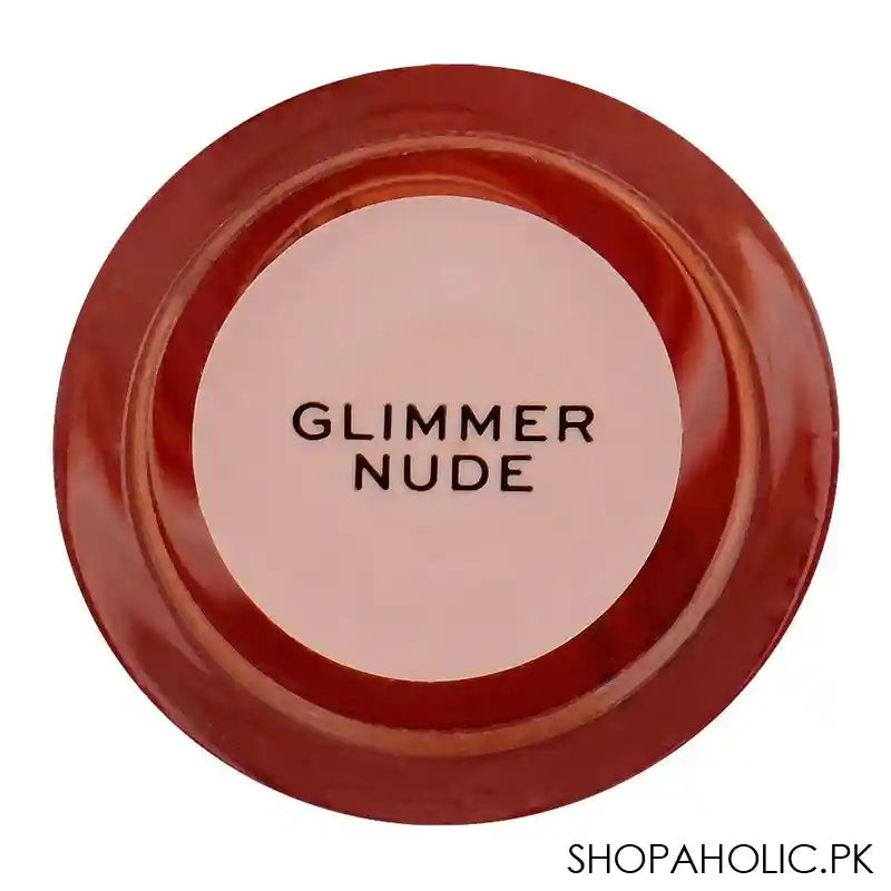 Makeup Revolution Shimmer Bomb Lip Gloss, Glimmer Nude - Image 2