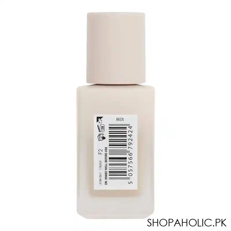 Makeup Revolution Skin Silk Luminous Serum Foundation, Cruelty-Free, Vegan, 23ml, F2 - Image 2