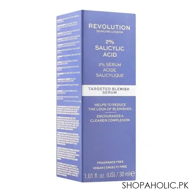 makeup revolution skincare 2% salicylic acid targeted blemish serum, 30ml image2