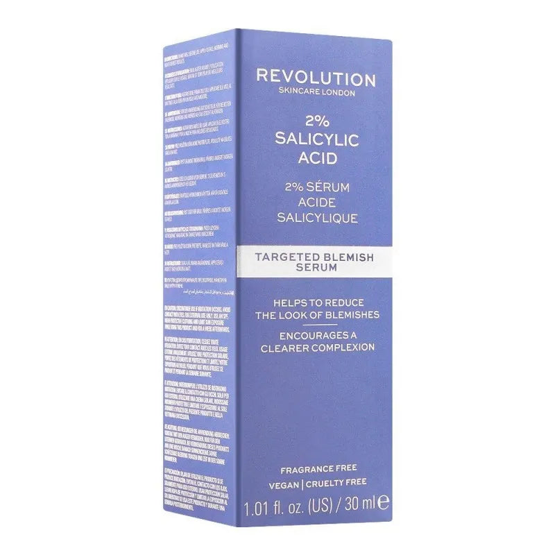 makeup revolution skincare 2% salicylic acid targeted blemish serum, 30ml image2