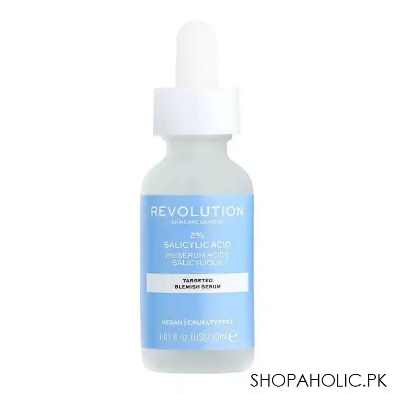 makeup revolution skincare 2% salicylic acid targeted blemish serum, 30ml main image