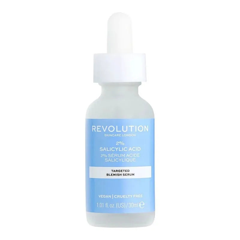 makeup revolution skincare 2% salicylic acid targeted blemish serum, 30ml main image