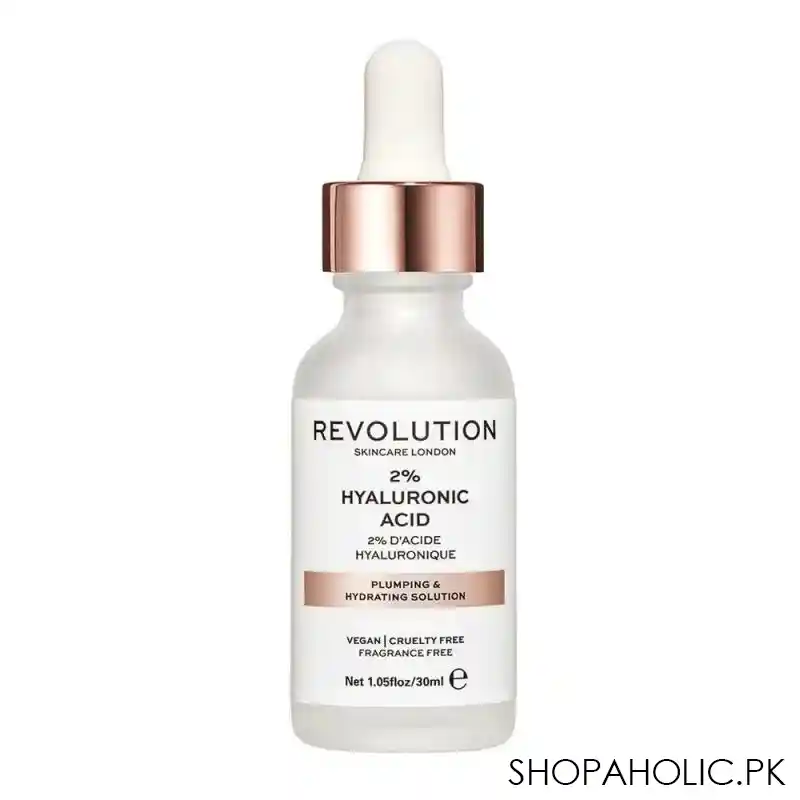 makeup revolution skincare hyaluronic acid 2% serum, 30ml main image