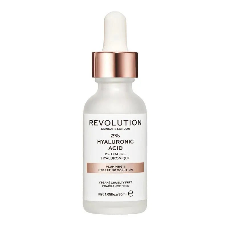 makeup revolution skincare hyaluronic acid 2% serum, 30ml main image