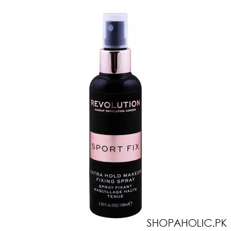 makeup revolution sport fix extra hold makeup fixing spray, 100ml main image