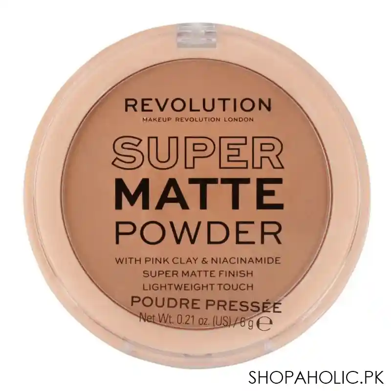 makeup revolution super matte powder warm beige image2