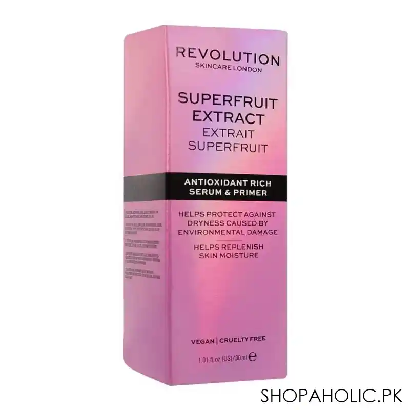 makeup revolution superfruit extract antioxidant rich serum & primer, 30ml image2