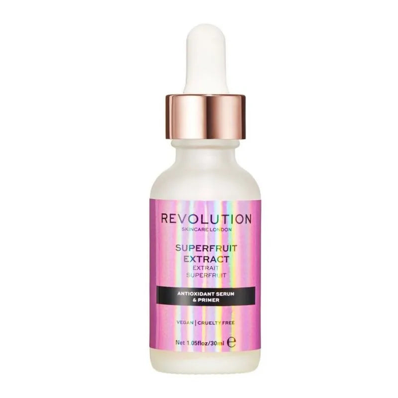 makeup revolution superfruit extract antioxidant rich serum & primer, 30ml main image