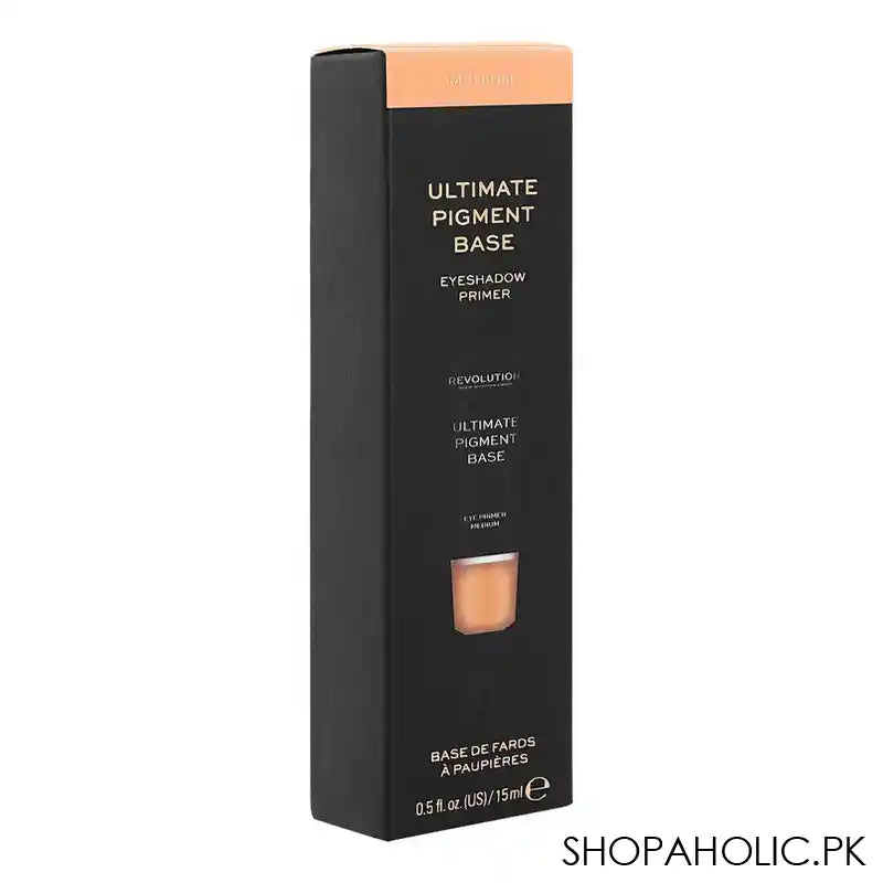 Makeup Revolution Ultimate Pigment Base Eyeshadow Primer, Medium, 15ml - Main Image