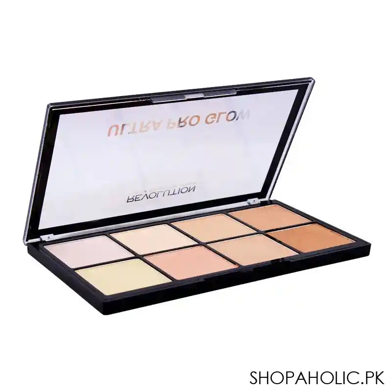 Makeup Revolution Ultra Pro Glow Highlighter Palette, 8-Pack - Image 2