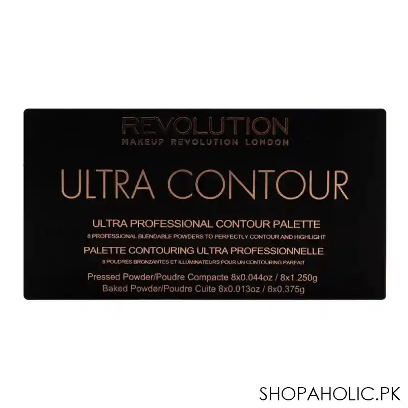 makeup revolution ultra professional contour palette, 8 pack image2