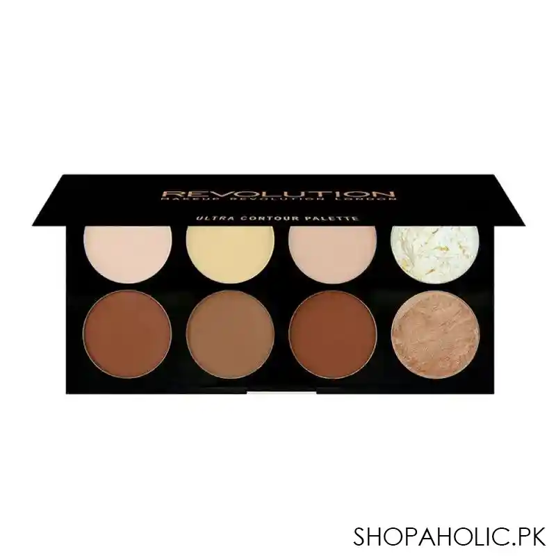 makeup revolution ultra professional contour palette, 8 pack main image