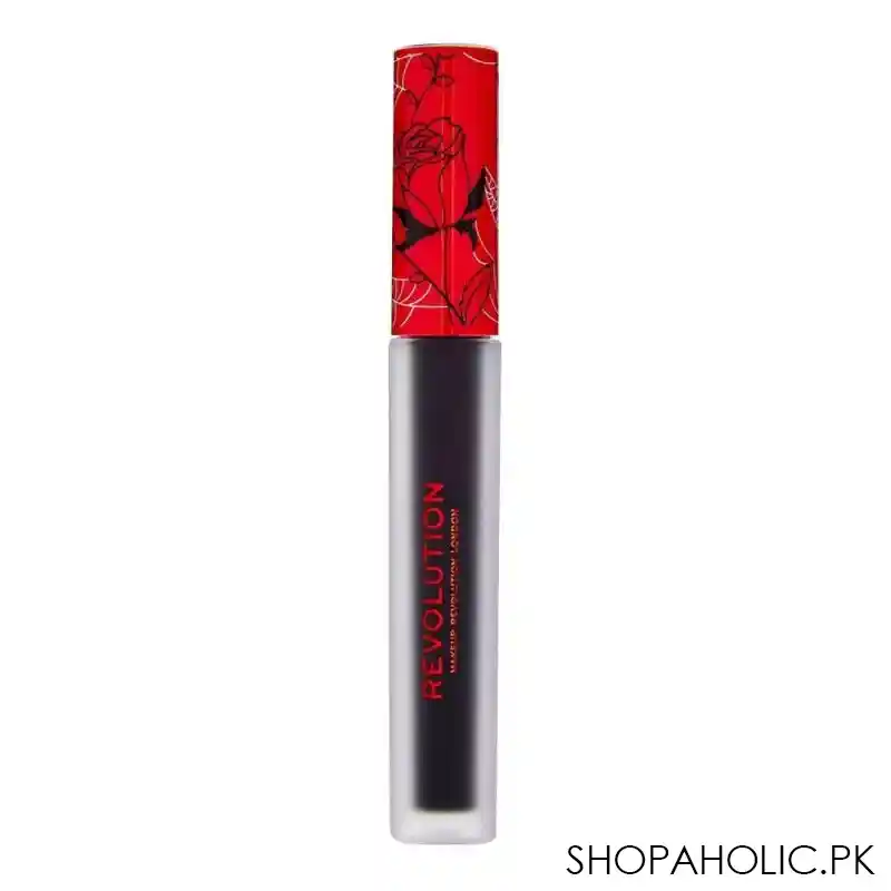 makeup revolution vinyl liquid lipstick, nightmare image2