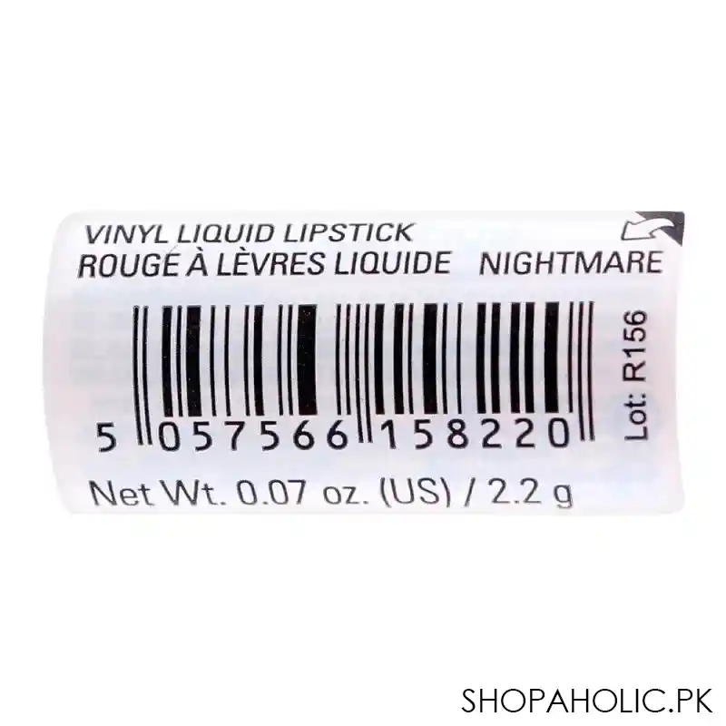 makeup revolution vinyl liquid lipstick, nightmare image4