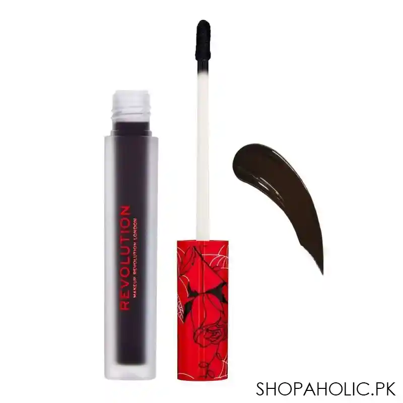 makeup revolution vinyl liquid lipstick, nightmare main image