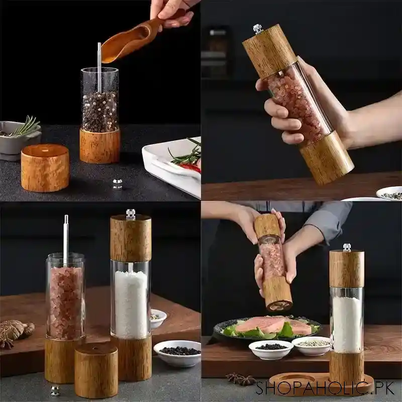 manual sea salt pepper grinder main image